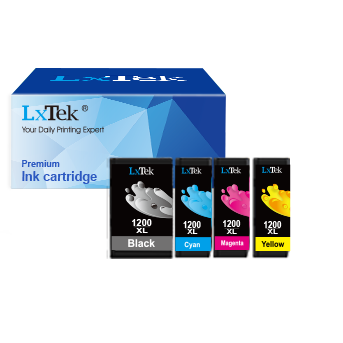 Compatible Ink Cartridge Replacement for Canon 1200XL PGI-1200 PGI1200XL to use with MAXIFY MB2720 MB2120 MB2320 MB2020 Printer (4 Pack-High Yield)