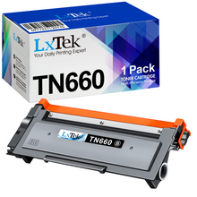 LxTek Compatible toner cartridge replacement for TN660 TN 660 Black Toner Cartridge Black 1 Pack