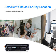 Compatible Toner Cartridge Replacement for HP 83A CF283A to use with Laserjet Pro MFP M125nw M201dw M225dw M201n M125a M127fn M127fw, 4 Black