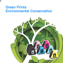 Compatible Ink Cartridges Replacement for HP 02 Ink Cartridge, Work with Photosmart C6280 D7155 D7160 C7280 C7250 Printers (Black, Cyan, Magenta, Yellow, Light Cyan, Light Magenta, 6-Pack)