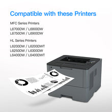 Compatible Toner Cartridge Replacement for Brother TN880 TN-880 to use with HL-L6200DW HL-L6300DW HL-L6200DWT HL-L6250DW MFC-L6800DW MFC-L6700DW (2 Black, Super-High Yield 12,000 Pages)