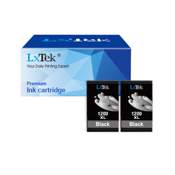 Compatible Ink Cartridge Replacement for Canon 1200XL PGI-1200 PGI1200XL to use with MAXIFY MB2720 MB2120 MB2320 MB2020 Printer (Black, 2 Pack-High Yield)