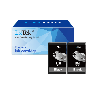 Compatible Ink Cartridge Replacement for HP 950 950XL to use with OfficeJet PRO 8610 8600 8620 276dw 8630 251dw 8100 8615 8625 8640 8660 271dw Printer, High Yield, with Smart Chip, 2 Black