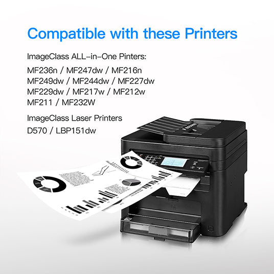 Toner Per MF242dw D570 2 Toner Compatibili CRG 137 Per Canon - Per Stampanti MF232w, MF216n, MF242dw, D570, 2400 Pagine 2 Toner Canon 137 Compatibili - Foto 3