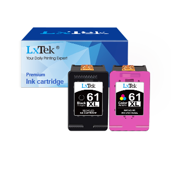 Remanufactured Ink Cartridge Replacement for HP 61XL 61 XL to use with Envy 4500 5530 5535 Deskjet 2540 1010 Officejet 4632 4634, High Yield(1 Black,1 Tri-Color, 2 Pack)