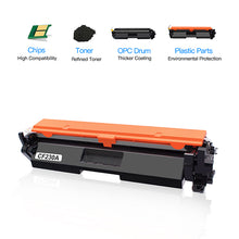 Compatible Toner Cartridge Replacement for HP 30A CF230A 30X CF230X to use with Laserjet Pro MFP M203dw M227fdw M227fdn M203d M203dn M227sdn M227 M203Printer (Black, 4-Pack)