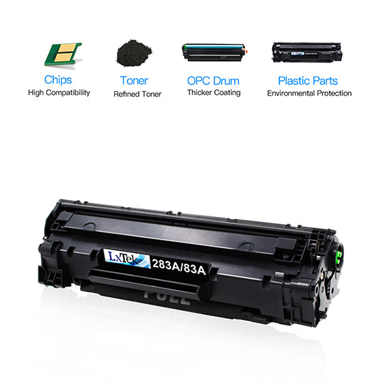 Toner Per Hp M127fw M125nw Compatibile Cartuccia Toner Nero CF283A (83A) Compatibile HP LaserJet Pro M127fw M125nw - Alta Resa Cartuccia Compatibile M125nw - Foto 5