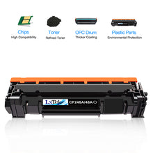 Compatible Toner Cartridge Replacement for HP 48A CF248A to use with Laserjet Pro M15w M29w M16w M28w M15a M29a M16a M28a Printer,(2 Black), High Yield(with Chip)