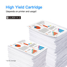 Compatible Ink Cartridge Replacement for HP 950 950XL to use with OfficeJet PRO 8610 8600 8620 276dw 8630 251dw 8100 8615 8625 8640 8660 271dw Printer, High Yield, with Smart Chip, 2 Black