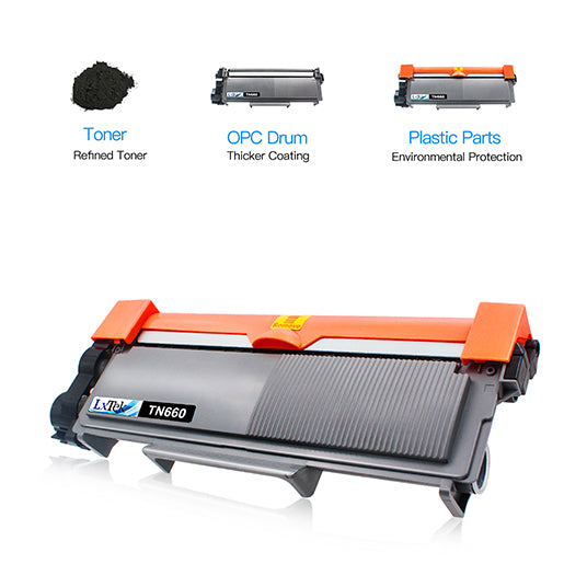 INK E-SALE Compatible Toner Cartridge Replacement for Brother TN660 TN630  use for MFC-L2700DW HL-L2340DW HL-L2300D HL-L2380DW DCP-L2540DW DCP-L2520DW