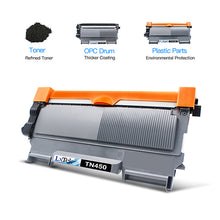 Compatible Toner Cartridge Replacement for Brother TN-450 TN450 TN420 to use with MFC-7360N DCP-7065DN IntelliFax 2840 2940 MFC-7860DW MFC-7460DN HL-2270DW MFC7240 Printer (Black, 4 Pack)