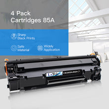 Compatible Toner Cartridge Replacement for HP 85A CE285A P1102W P1109W to use with Laserjet Pro P1102W Pro P1109W M1212NF M1217NFW (4 Black)