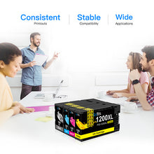 Compatible Ink Cartridge Replacement for Canon 1200XL PGI-1200 PGI1200XL to use with MAXIFY MB2720 MB2120 MB2320 MB2020 Printer (4 Pack-High Yield)