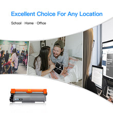 Compatible Toner Cartridge Replacement for Brother TN660 TN-660 TN630 TN-630 to use with HL-L2300D HL-L2380DW HL-L2340DW HL-L2320D MFC-L2740DW DCP-L2540DW Printer(4 Black), High Yield