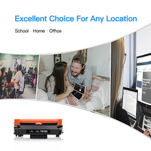 Compatible Toner Cartridge Replacement for Brother TN760 TN-760 TN 730 to use with HL-L2395DW HL-L2390DW MFC-L2750DW HL-L2350DW DCP-L2550DW (2 Black)