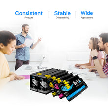 Compatible Ink Cartridge Replacement for HP 950 950XL 951 951XL Ink Cartridge (5 Pack), Work with OfficeJet PRO 8600 8610 8620 8630 8100 8625 8615 276dw (2 Black, 1 Yellow, 1 Magenta, 1 Cyan)