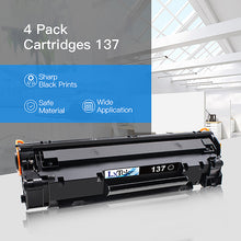Compatible Toner Cartridge Replacement for Canon 137 9435B001AA to use with ImageClass MF236n MF247dw D570 MF227DW MF229DW LBP151dw MF217W MF216N MF249dw MF232w Printer (Black, 4-Pack)