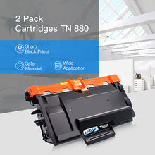 Compatible Toner Cartridge Replacement for Brother TN880 TN-880 to use with HL-L6200DW HL-L6300DW HL-L6200DWT HL-L6250DW MFC-L6800DW MFC-L6700DW (2 Black, Super-High Yield 12,000 Pages)