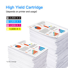 Compatible Ink Cartridge Replacement for HP 950 950XL 951 951XL Ink Cartridge (5 Pack), Work with OfficeJet PRO 8600 8610 8620 8630 8100 8625 8615 276dw (2 Black, 1 Yellow, 1 Magenta, 1 Cyan)