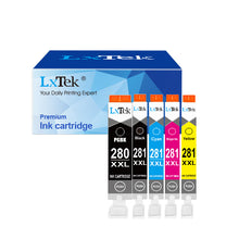 Compatible Ink Cartridge Replacement for Canon PGI-280XXL CLI-281XXL PGI 280 XXL CLI 281 XXL to use with PIXMA TR8520 TS9120 TS6220 TS9520 TS8220 TS9521C TS6120 TS8120 TR7520 TS702 (5-Pack)