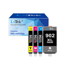 Compatible Ink Cartridge Replacement for HP 902 XL 902XL Ink Cartridge to use with Officejet Pro 6978 6968 6954 6962 Printer (4 Pack)