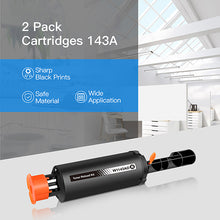 Compatible Toner Reload Kit Replacement for HP 143A W1143AD 143AD W1143A to use with Neverstop Laser 1001nw MFP 1201n 1202nw Printer(Black,2 Pack)