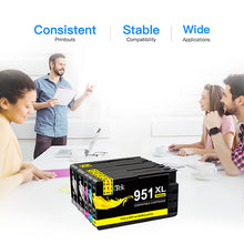 Compatible Ink Cartridge Replacement for HP 950XL 951XL 950 XL 951 XL to use with OfficeJet PRO 8600 8610 8620 8630 8100 8625 8615 276dw, 8 Pack (2 Black|2 Cyan|2 Magenta|2 Yellow)
